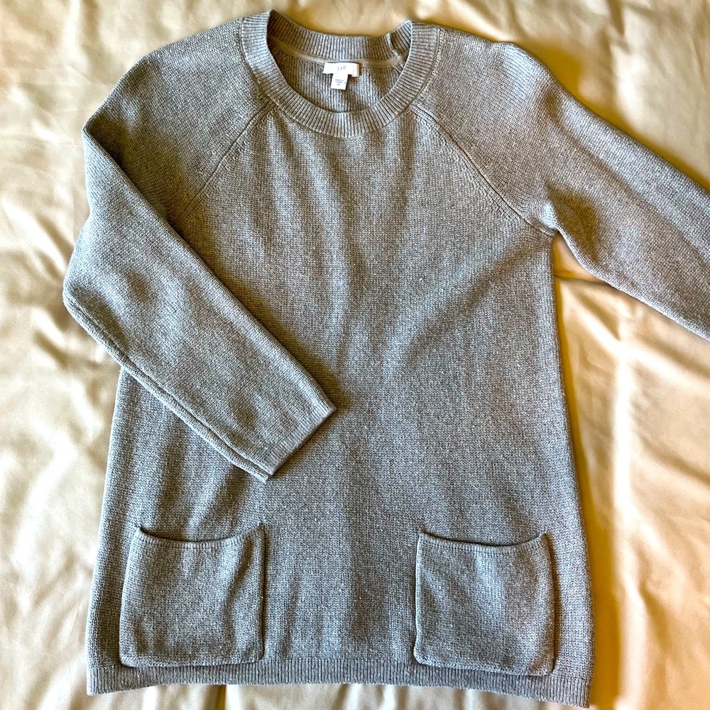 J. Jill sweater, light grey. Size XS. Like new condition